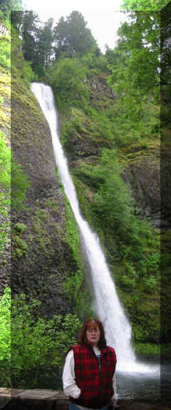 This is Horsetail Falls. 